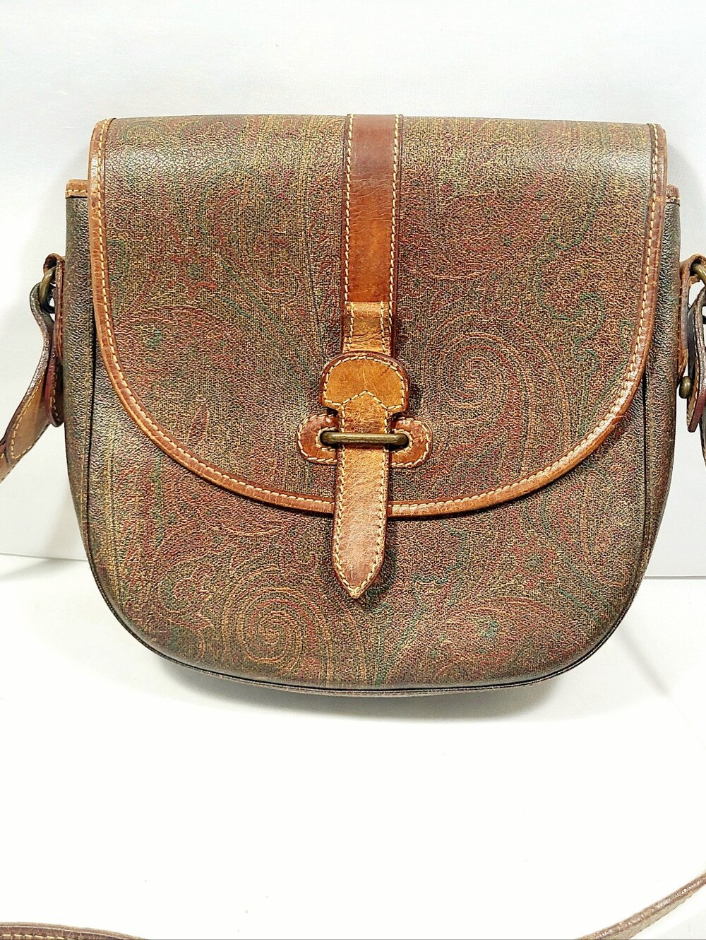 Etro Leather Shoulder Bag